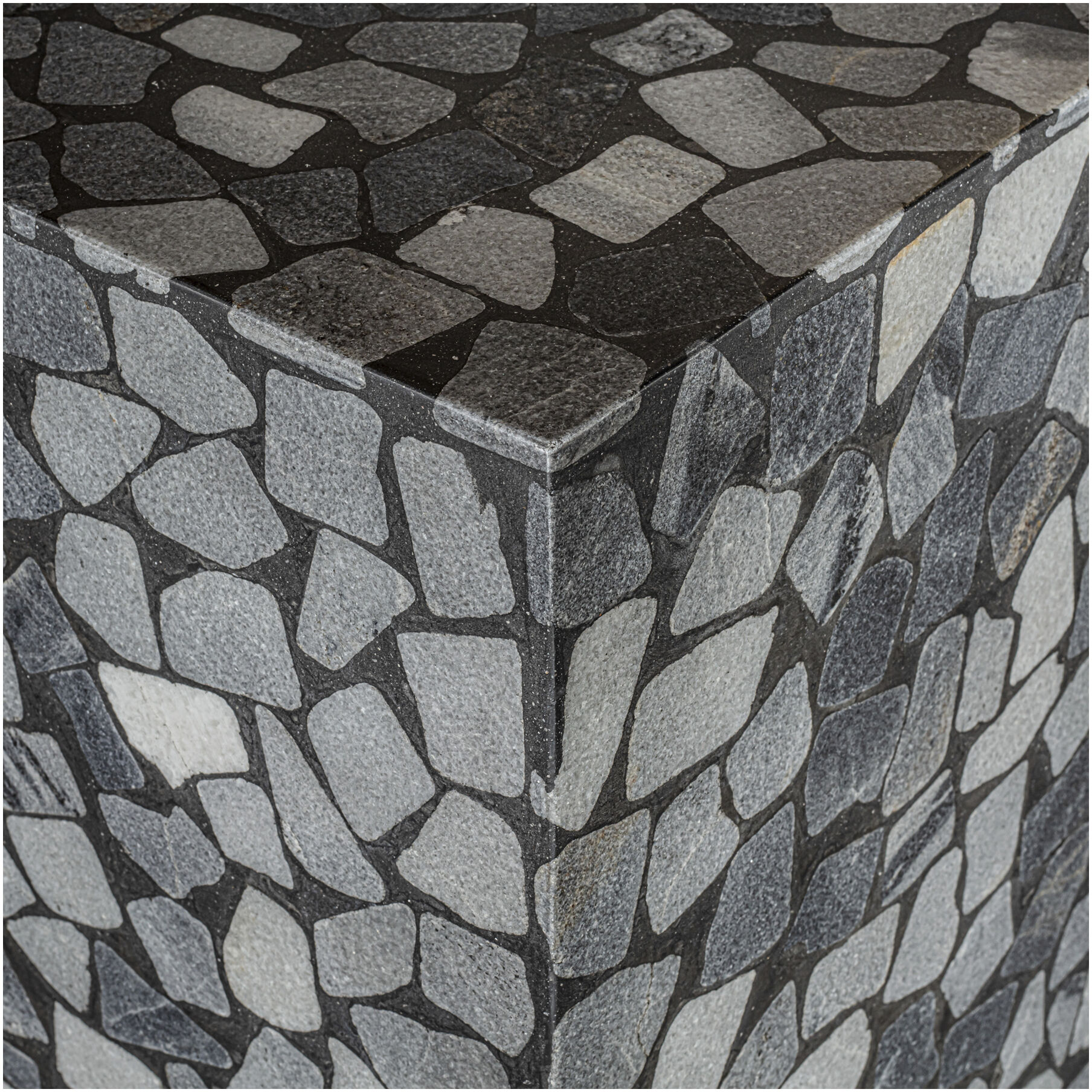 Kiri 22.4 X 14.2 inch Black Outdoor Side Table